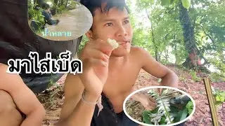 ฝนตกบ่ยุดน้ำหลายเลยพากันมาไส่เบ็ดกินเข้าป่าเลย(ຝົນຕົກບໍຢຸດນ້ຳຫລາຍເລີຍພາກັນໃສ່ເບັດກິນເຂົ້າປ່າເລີຍ)