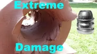 50 Cal Airgun vs Clay (Ballistics Test)