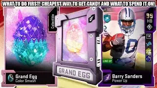 WHAT TO DO FIRST IN COLOR SMASH! CHEAPEST WAY TO GET CANDY AND WHAT TO SPEND IT ON! | MADDEN 20