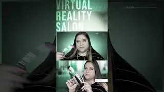 ASMR - Futuristic Salon 💅🏻 [VR Haircut, Manicure, and Customizations] #Shorts #Trending #asmr