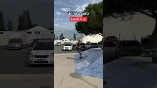 Grind a curb Challenge 🔥😎 How many level can you do ⁉️ 