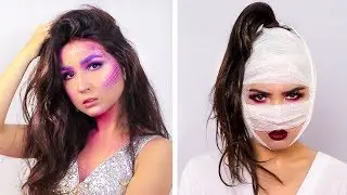 ПРОСТЫЕ ИДЕИ образов на ХЭЛЛОУИН! MakeUp преображения