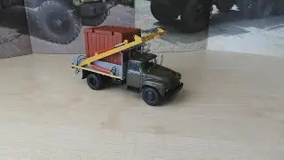 Обзор модели Зил-130 самопогрузчик, масштаб 