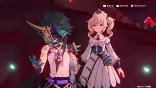 Barbara slaps Xiao