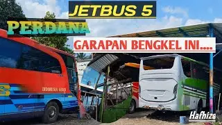 JETBUS 5 PERDANA GARAPAN BENGKEL INI..... #bismania #karoseribus #jetbus5  #busmania