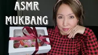 Қазақша ASMR/Мукбанг/Клубника в шоколаде/Шоколадты құлпынай/АСМР на казахском/Mukbang