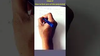 Find the zero of the polynomial | NCERT Class9 Chapter 2-Polynomials