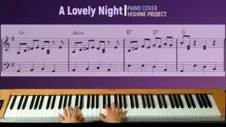 A Lovely Night From La La Land Piano Cover Hishine Project With Sheet Music Score