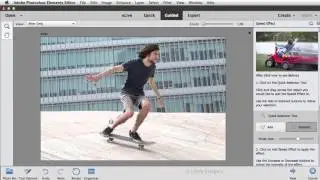 Photoshp Elements 14 Guided Edit Speed Effect