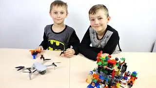 ШАХТА ЛЕГО МАЙНКРАФТ И РОБОТЫ. ТАКОЕ ВЫ НИКОГДА НЕ УВИДИТЕ!!!
