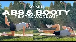 30 MIN ABS & BOOTY WORKOUT || Intermediate Mat Pilates (No Equipment)