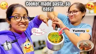 Humne bnaya cooker me pasta | Or ye kya bna..😅| |Siya and Sneha|