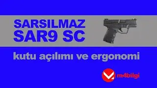 sarsılmaz sar9 sc kutu açılımı, koy cebine git