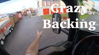 No Room For Error | Crazy 90 Degree Backing 53 Foot Trailer