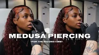 I GOT MY MEDUSA PIERCED ( FOR THE SECOND TIME)