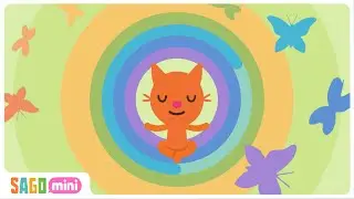 BREATHING BREAK with Jinja 🐱🧘‍♀️ | Mindfulness for Kids | Sago Mini Social & Emotional Learning