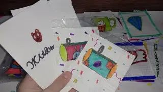 🙂Распаковка🙂 ♥️новинка пеналы♥️ 😳обязательно посмотри😳🌚 _Бумажная Ledy_🌚