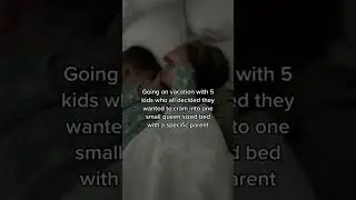 Mom vs dad sleeping arrangements 👀