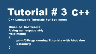 How to Add Comments in C++ program | Tutorial # 3