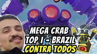 Desafio -MEGA CRAB- | Murilo (TOP 1 BR) contra TODOS | Boom Beach