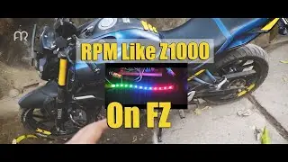 FZsV3 RPM LED light PROJECT | like Z1000 Kawasaki | Ft. Vlog4anything
