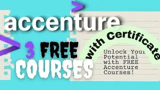 Why Accenture giving free Courses | 3 Free Accenture Free Courses 2023 | Free Premium Certificate