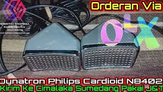 Orderan OLX QC Packing Philips Cardioid N8402 Speaker Vintage & Kabel RCA Kirim Ke Sumedang Via J&T
