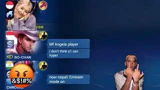 THEY THOUGHT I AM A GIRL | I MET NEPALI EMINEM IN RANK GAME | Frustrated Guy😡 - MLBB