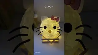 TATLI BİR FİKİR! (HELLO KİTTY GECE LAMBASI YAPILIŞI)