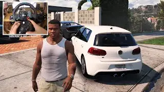 Volkswagen Golf MK6 - GTA V | Logitech G29 🔥 When GTA VI ? Who waiting?