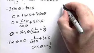 Algebra 2- Solve a trigonometric expression