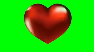 Free green screen footage heart breaking HD