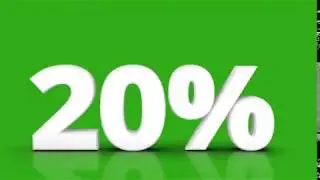 20%...GREEN SCREEN EFFECT VIDEO