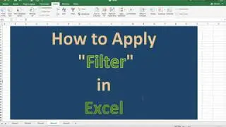 #Filters #Excel #Easylearning #quick #3-MinTutorial