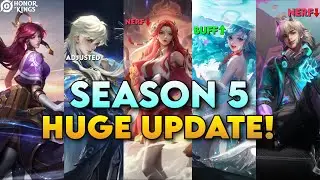 SEASON 5 UPDATE IS HERE! | HUGE UPDATE! | Honor of Kings