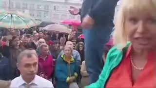 На митингах оппозиции запрещают говорить об оккупации РФ, июль 2019 года