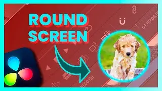Easy ROUND SCREEN in DaVinci Resolve | Tutorial for Beginners
