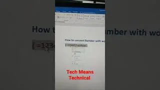 How to convert number with word!! 