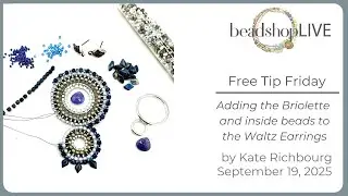 Free Tip Friday: Finishing the Waltz Earrings