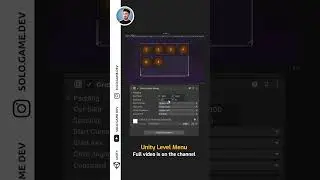 Unity Level Menu #Shorts