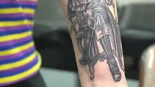 Bloodborne tattoo timelapse