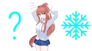 Monika + Snow = ? FNF Animation | Friday Night Funkin