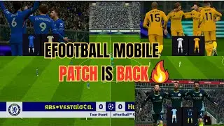 PATCH EFOOTBALL MOBILE 2024 IS BACK 🔥🔥🔥. HERE THE TUTORIAL FOR INSTALL PATCH.