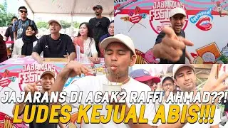GILIRAN RAFFI YANG COBAIN SEMUA MENU JAJARANS!! SEMUA HEBOH DI TRAKTIR RAME2 SAMA RAFFI!!