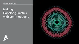 Making Hopalong Fractals with Vex in Houdini + HDA