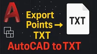 How to export point from autocad to txt/ auto lisp/ menugeo