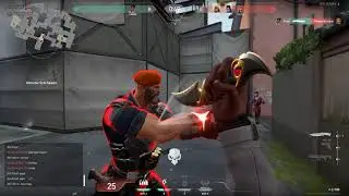 Valorant 1v3 Knife Fight
