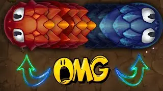 Little Big Snake.io🐒Diamond And secret skin Hack🙈Funny/Troll/Rebel moment😱