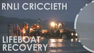 Evening Lifeboat Recovery at RNLI Criccieth
