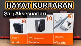 HAYAT KURTARAN ADAPTÖR, POWERBANK & KABLOLAR 🔌| Mcdodo, GAN, PD, Hızlı Şarj, Güvenlik